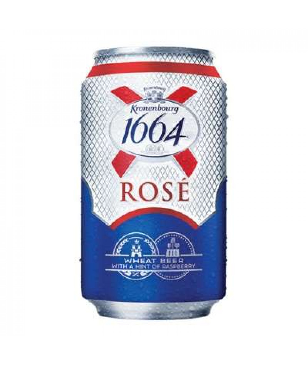 KRONENBOURG 1664 ROSE CAN 320ML