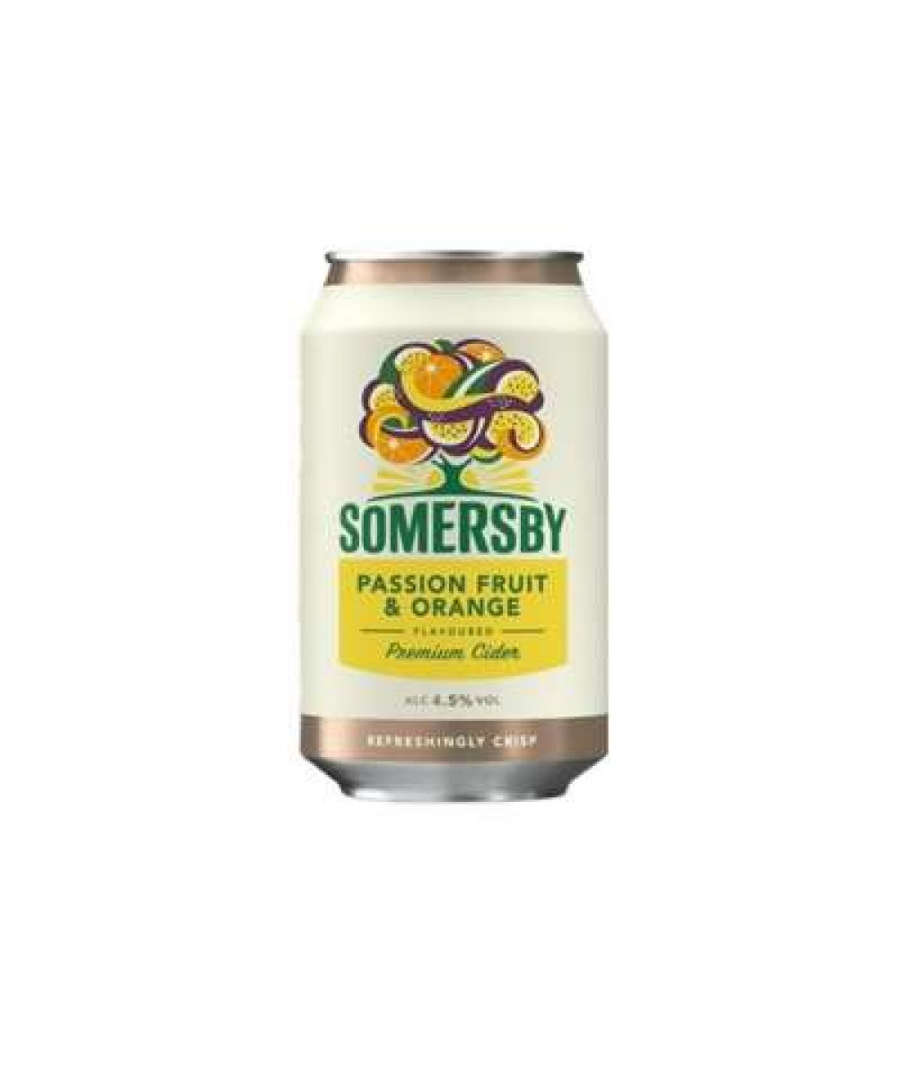 SOMERSBY PASSIONFRUIT&ORANGE CAN 320ML