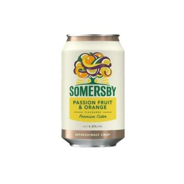 SOMERSBY PASSIONFRUIT&ORANGE CAN 320ML