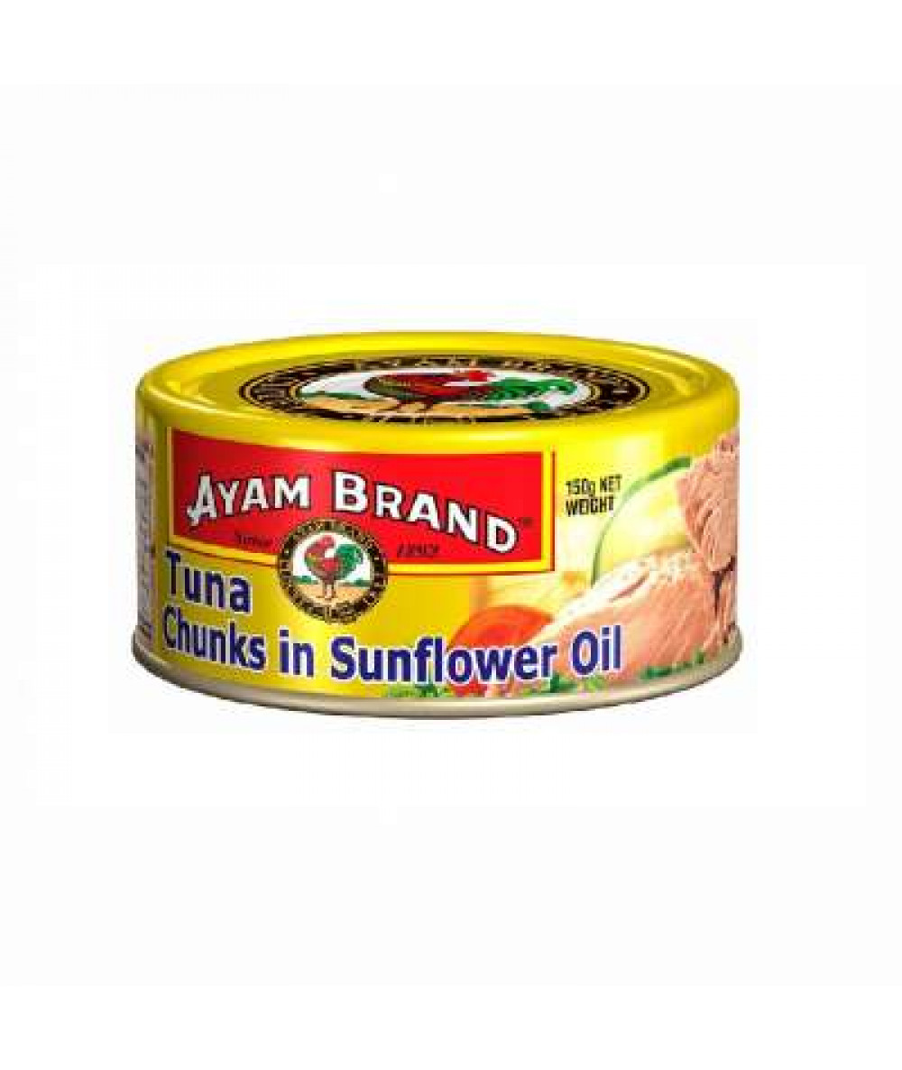 AYAMBRAND TUNA CHUNKS IN SUNFLOWER OIL 150G