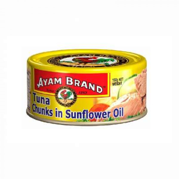 AYAMBRAND TUNA CHUNKS IN SUNFLOWER OIL 150G