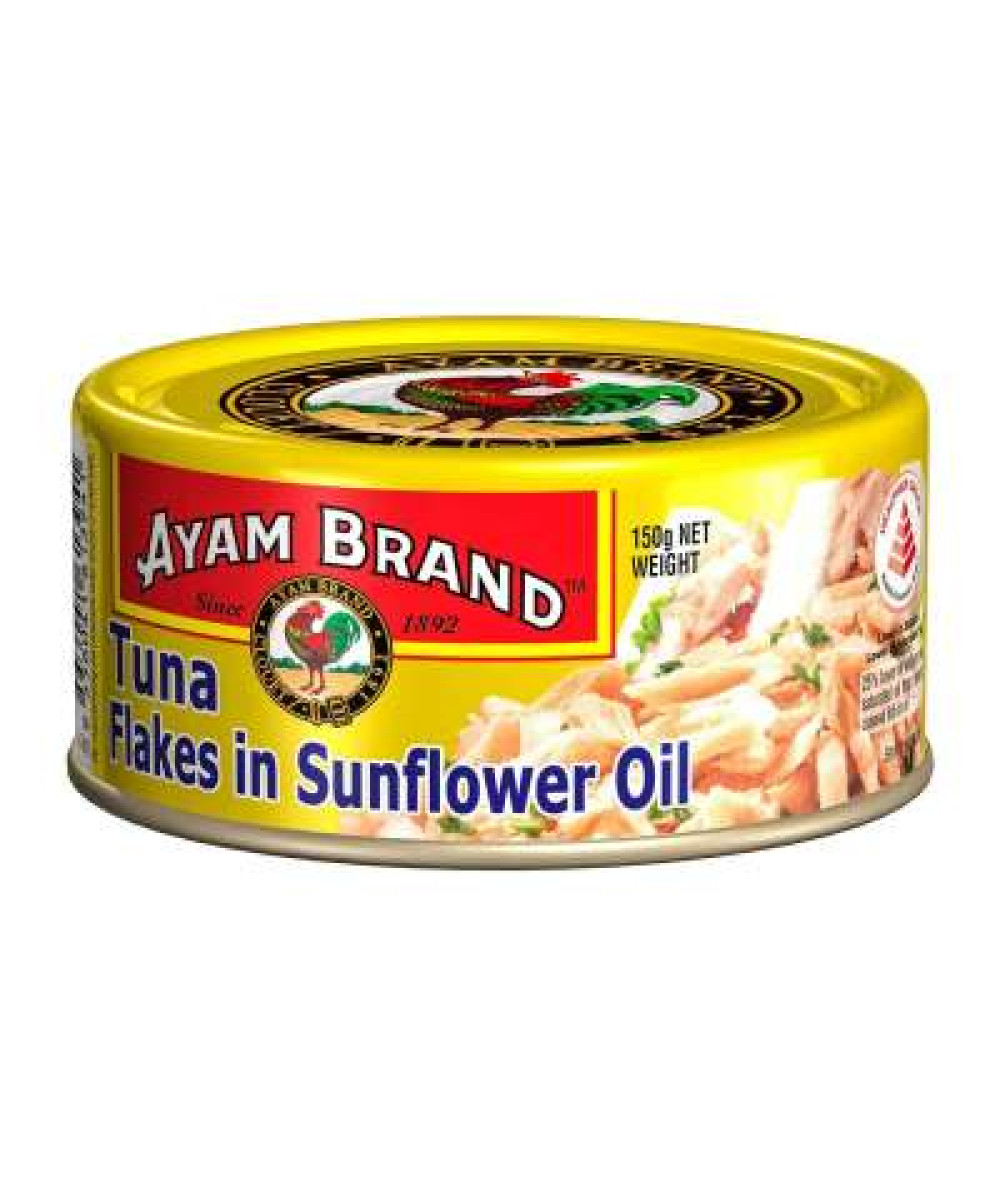 AYAMBRAND TUNA FLAKES SUNFLOWER OIL 150G