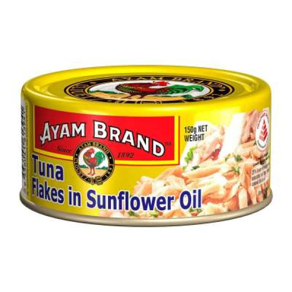 AYAMBRAND TUNA FLAKES SUNFLOWER OIL 150G