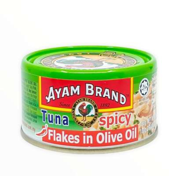 AYAMBRAND TUNA FLAKES SPICY OLIVE OIL 150G