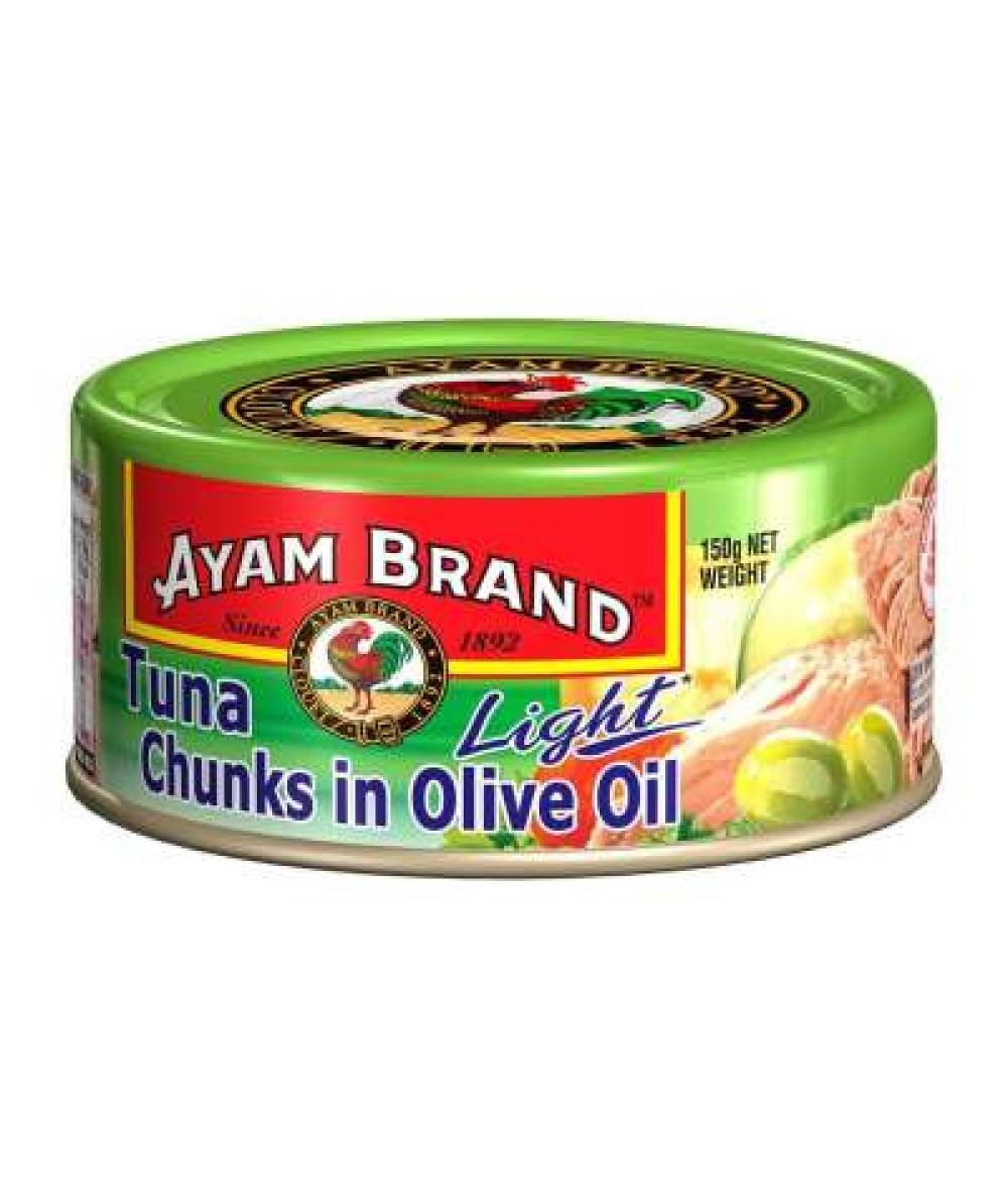 AYAMBRAND TUNA CHUNKS IN OLIVE OIL LIGHT 150G