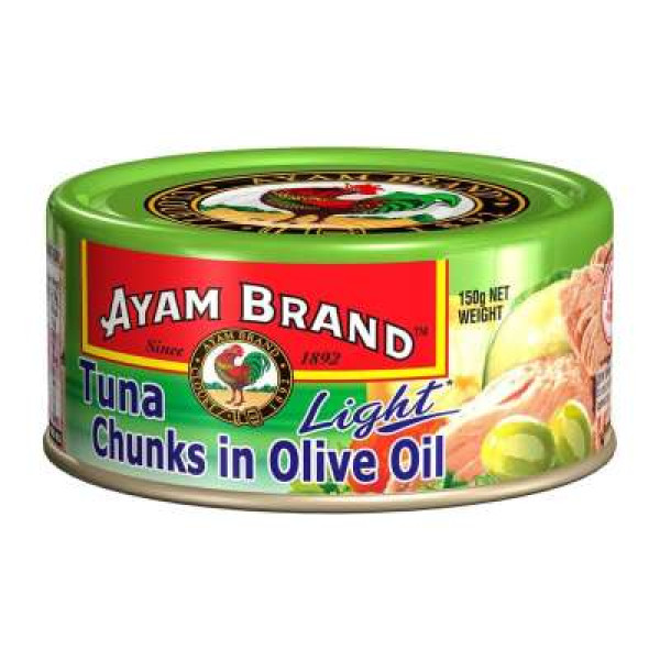 AYAMBRAND TUNA CHUNKS IN OLIVE OIL LIGHT 150G