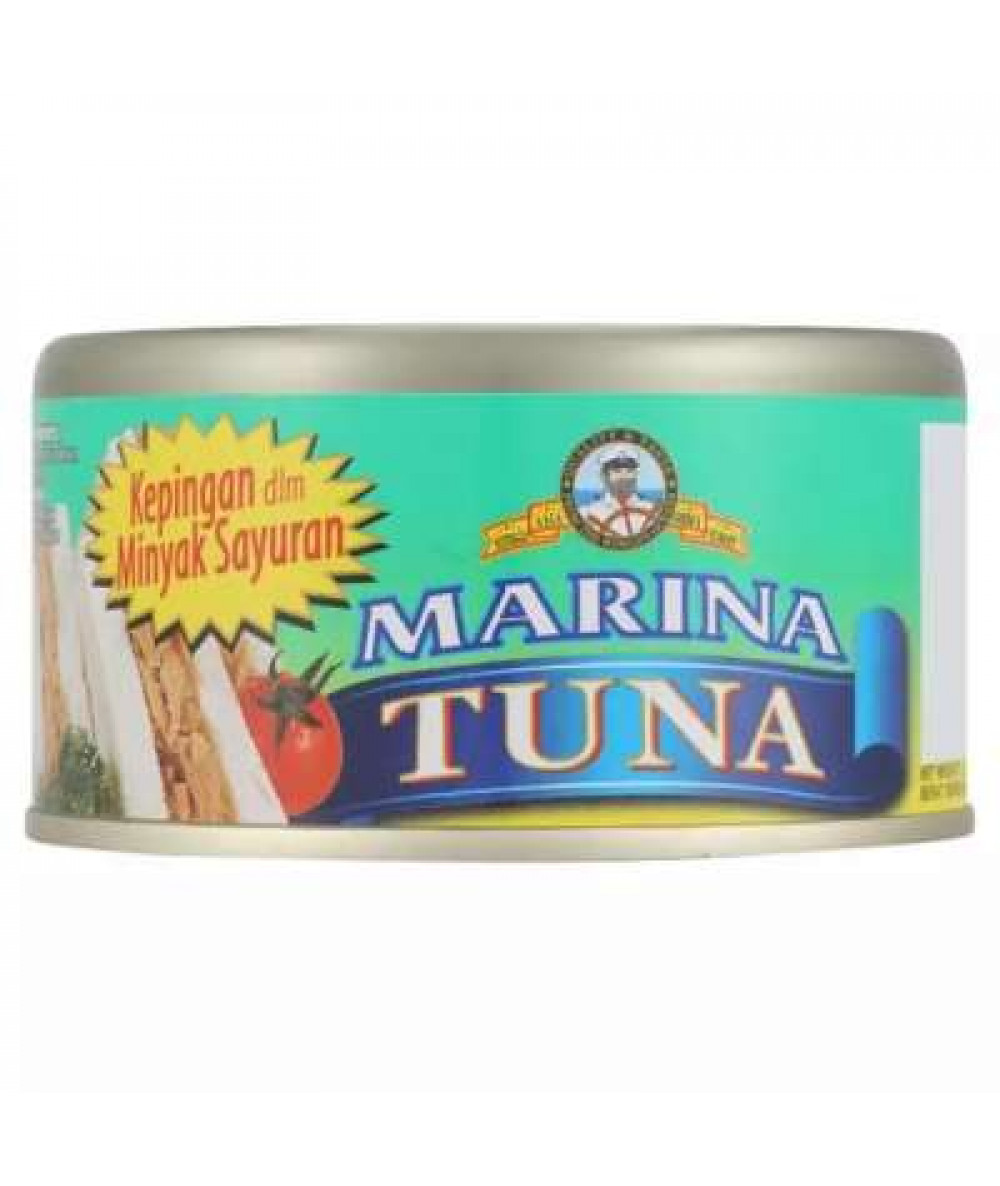 MARINA TUNA FLAKES IN VEGETABLE OIL 185G