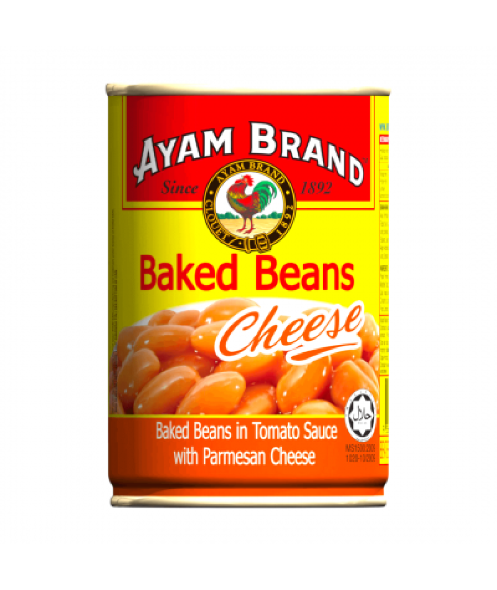 BAKED BEANS CHEESE 425G