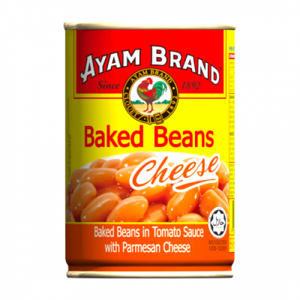 BAKED BEANS CHEESE 425G