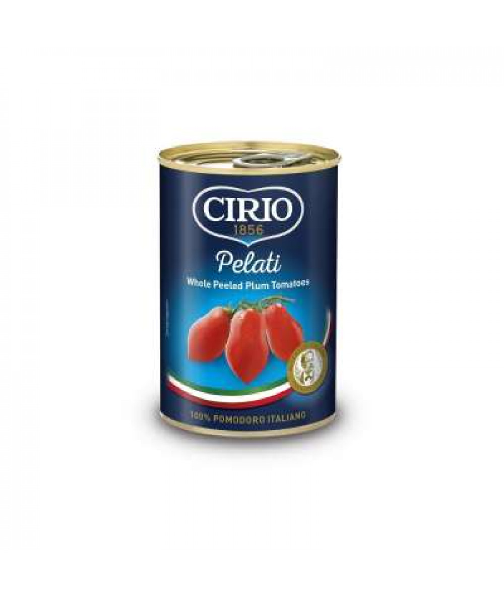 CIRIO PELATI PEELED TOMATOES (RING PULL) 400G