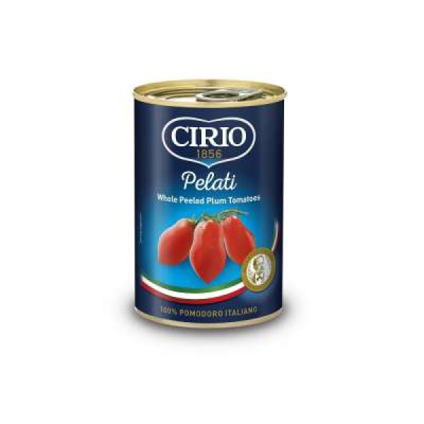 CIRIO PELATI PEELED TOMATOES (RING PULL) 400G