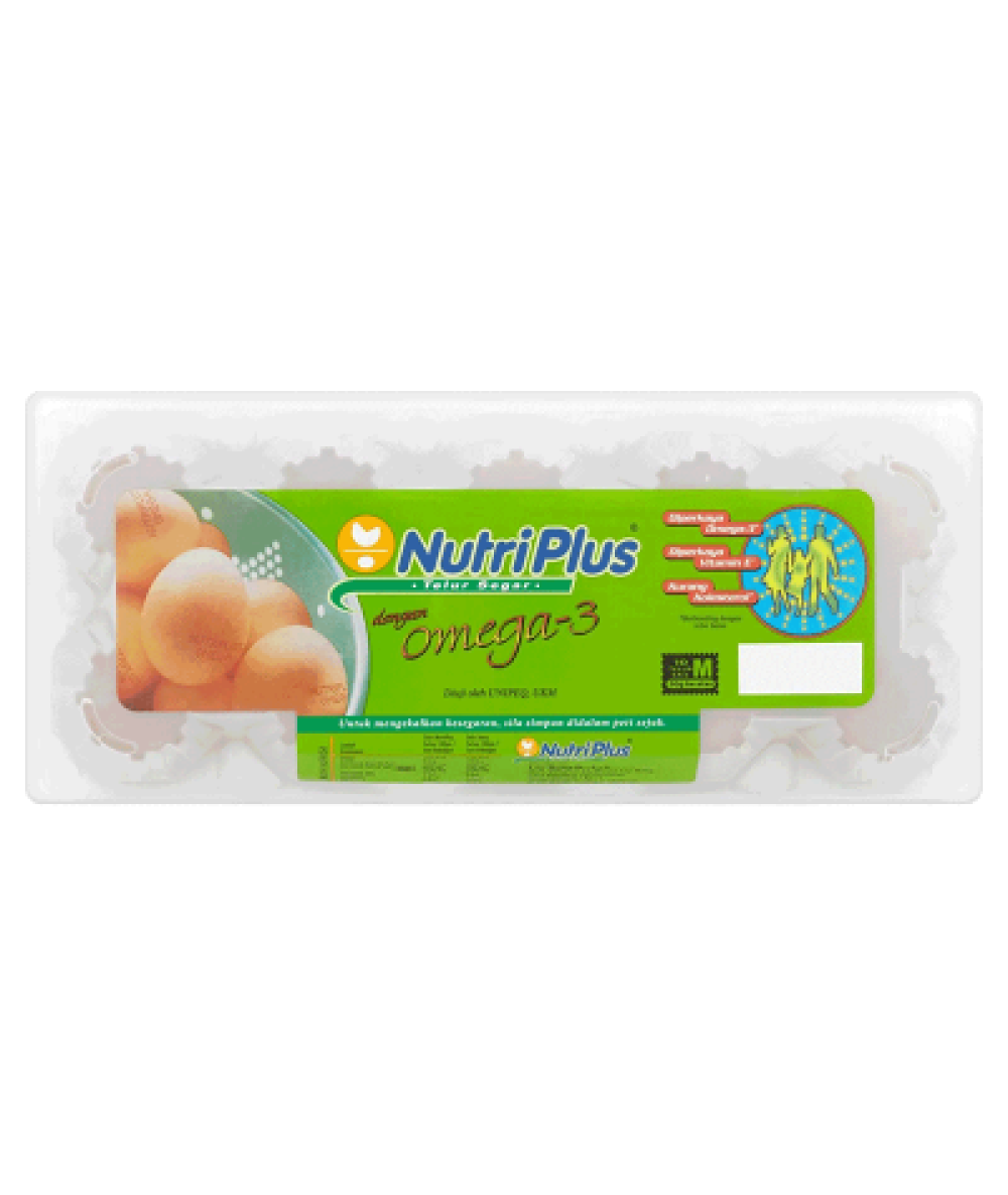 NUTRI PLUS EGGS W OMEGA 3 10'S