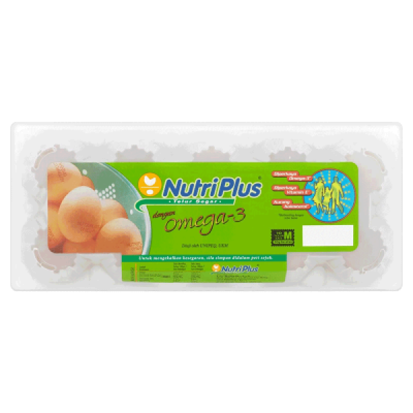 NUTRI PLUS EGGS W OMEGA 3 10'S