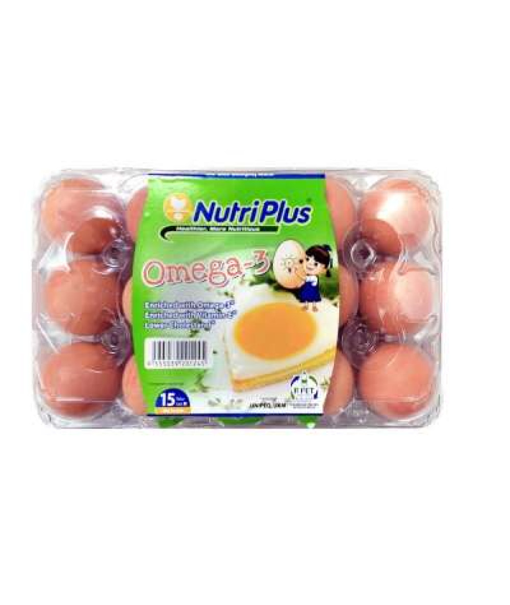 NUTRI PLUS EGGS W OMEGA 3 15'S