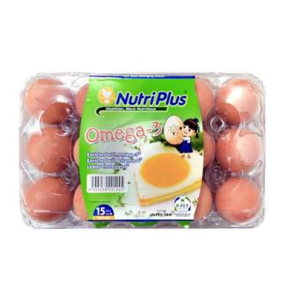 NUTRI PLUS EGGS W OMEGA 3 15'S