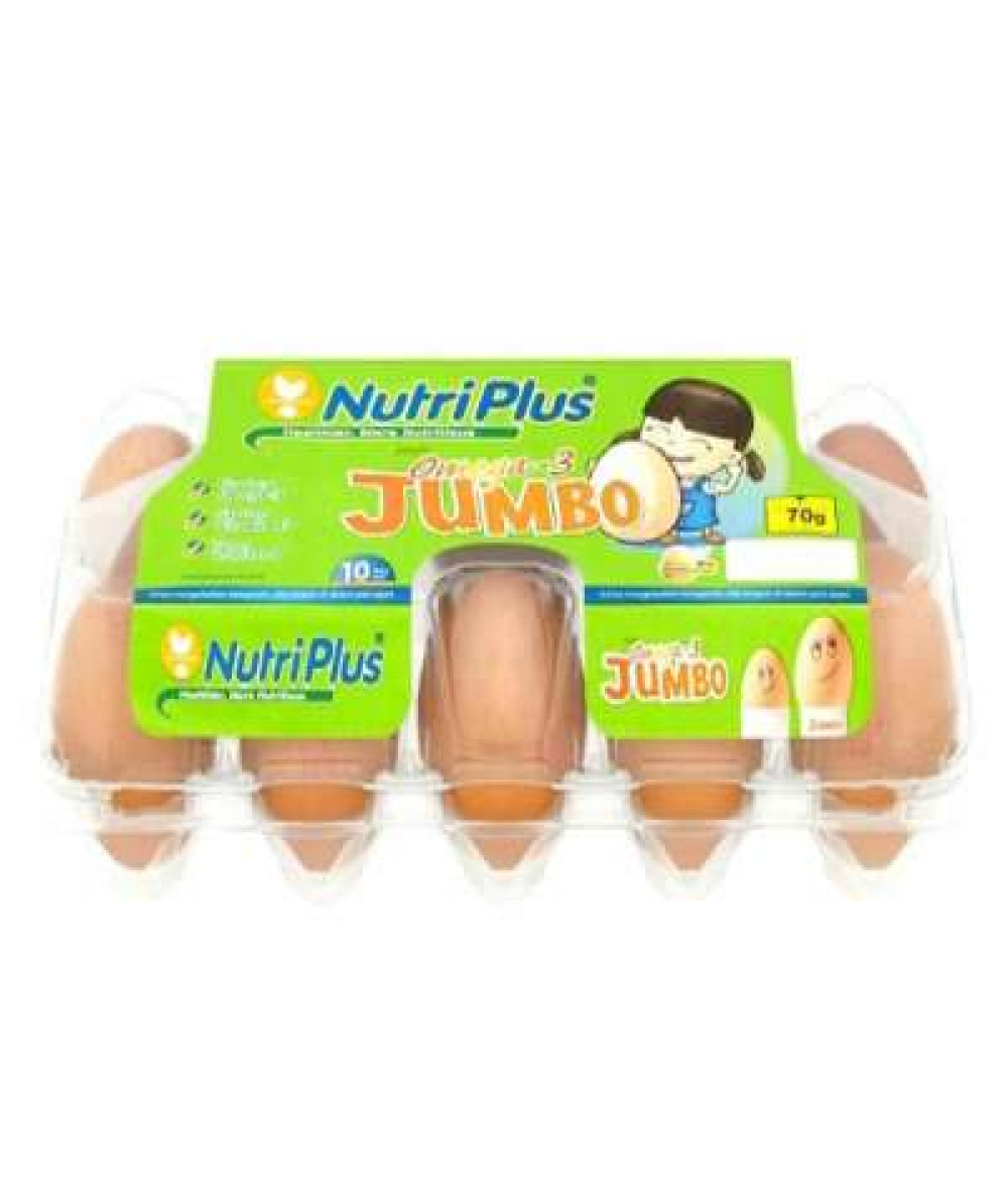 NUTRI PLUS OMEGA- 3 JUMBO EGGS 10'S