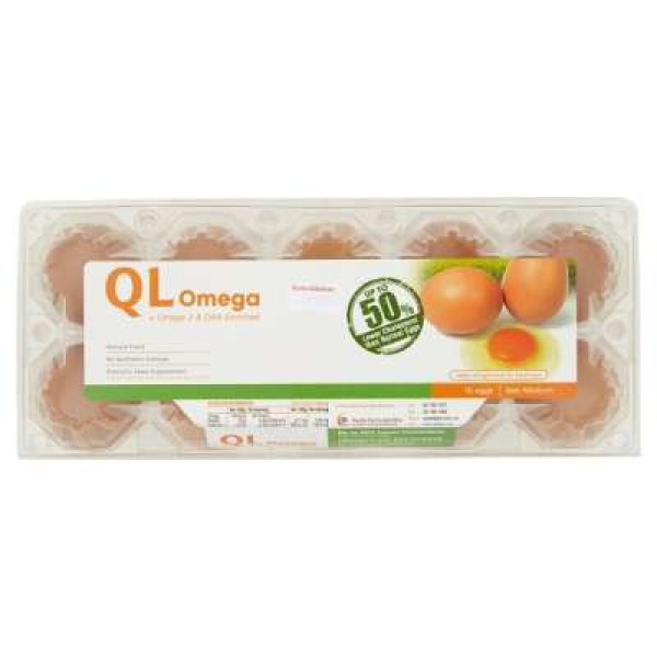 QL OMEGA 3 & DHA ENRINCHED EGGS 10S