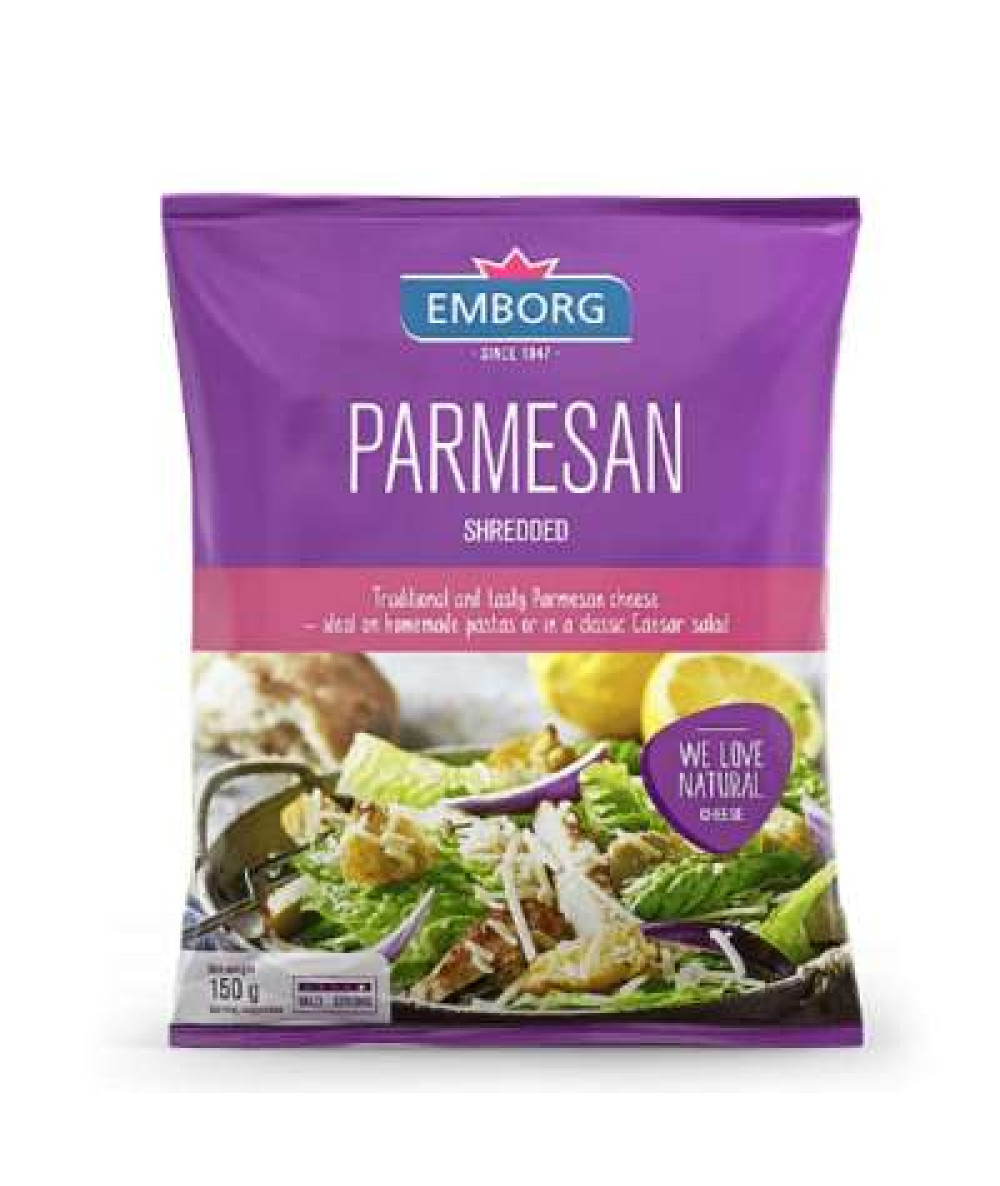 EMBORG PARMESAN SHREDDED 150GM 