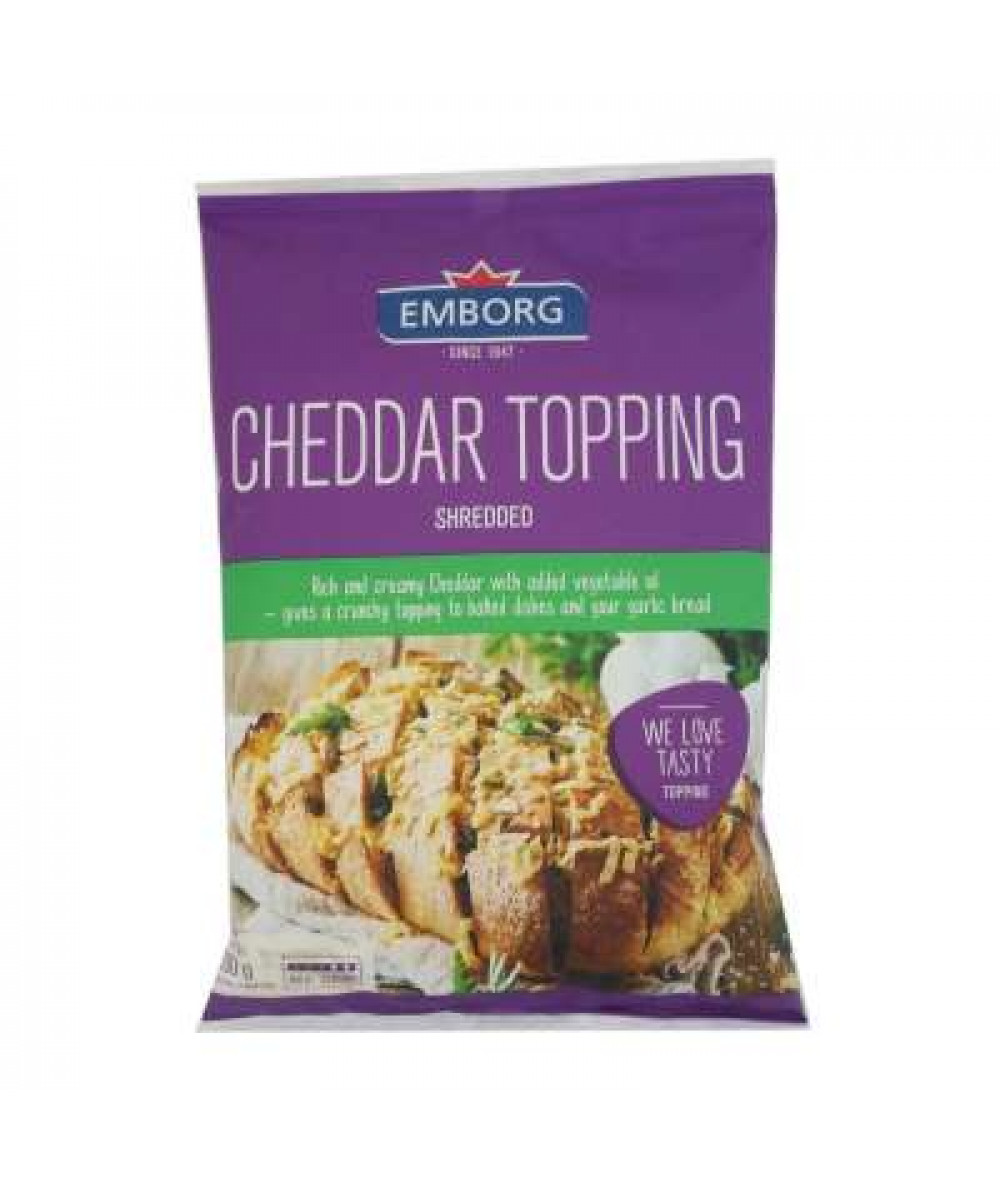 EMBORG CHEDDAR TOPPING 200G