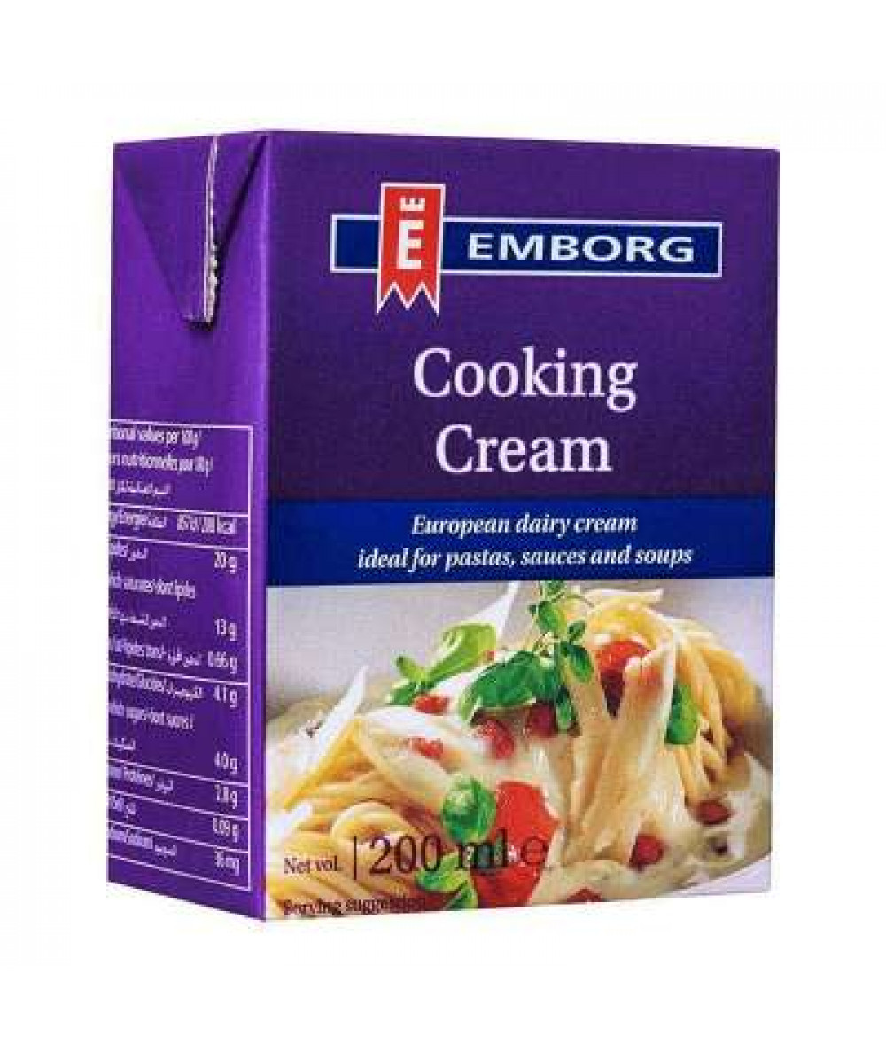 EMBORG UHT COOKING CREAM 200ML