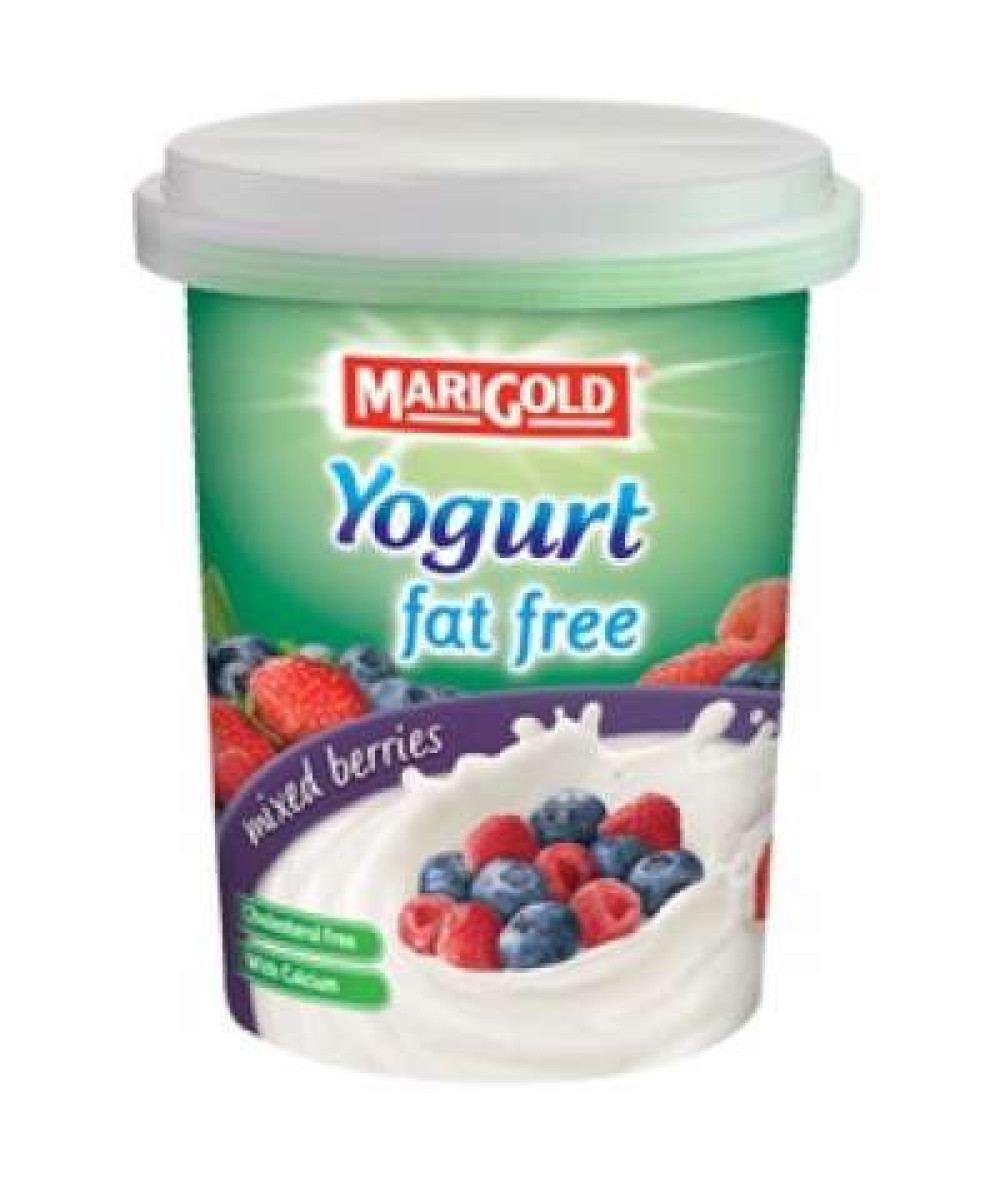 MARIGOLD FAT FREE YOGURT MIXED BERRIES 130G