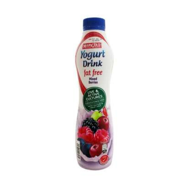 MARIGOLD 0% FAT YOGURT DRINK MIXED BERRIES 700G