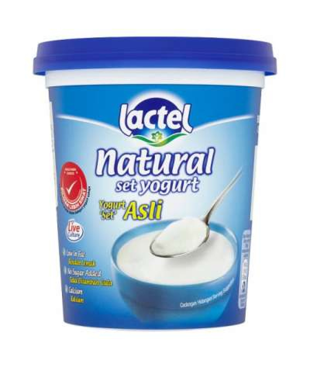 LACTEL NATURAL SET YOGURT -470G