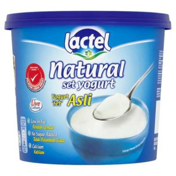 LACTEL NATURAL SET YOGURT ASLI 1.4KG  