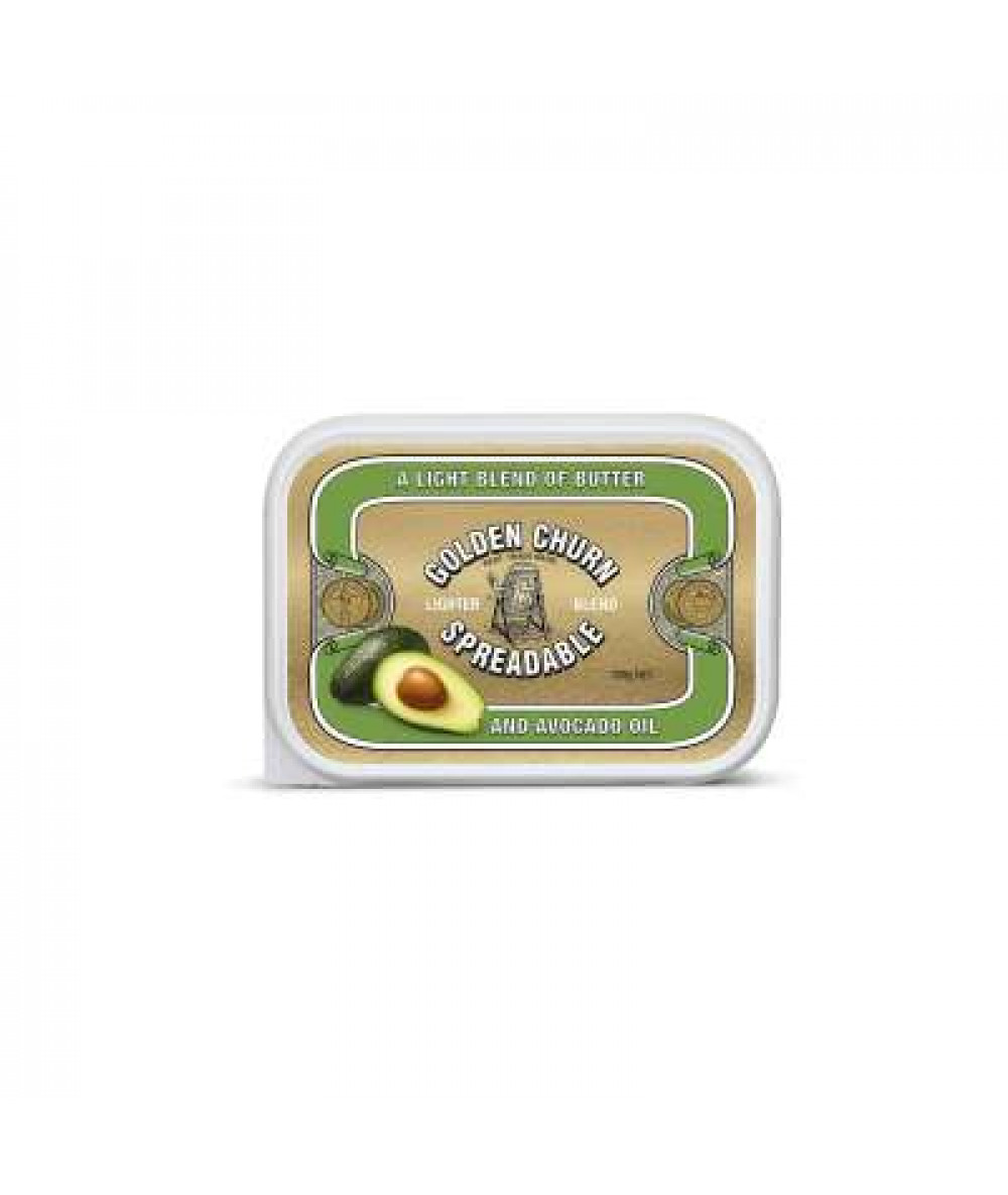 GOLDEN CHURN AVACADO TUB BUTTER 200G