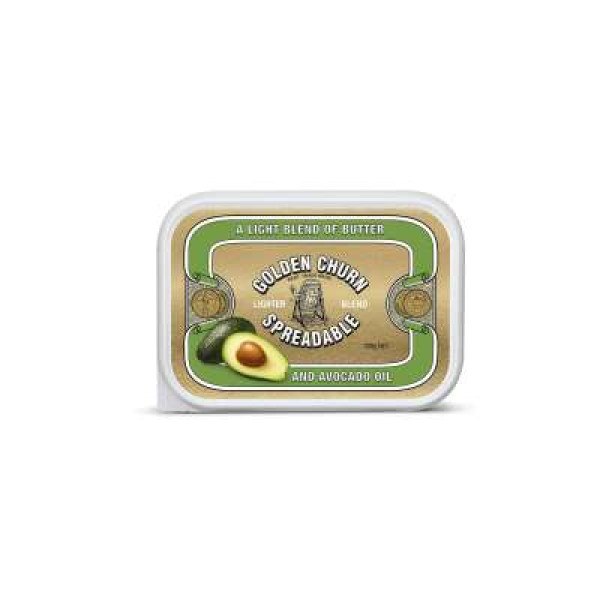 GOLDEN CHURN AVACADO TUB BUTTER 200G