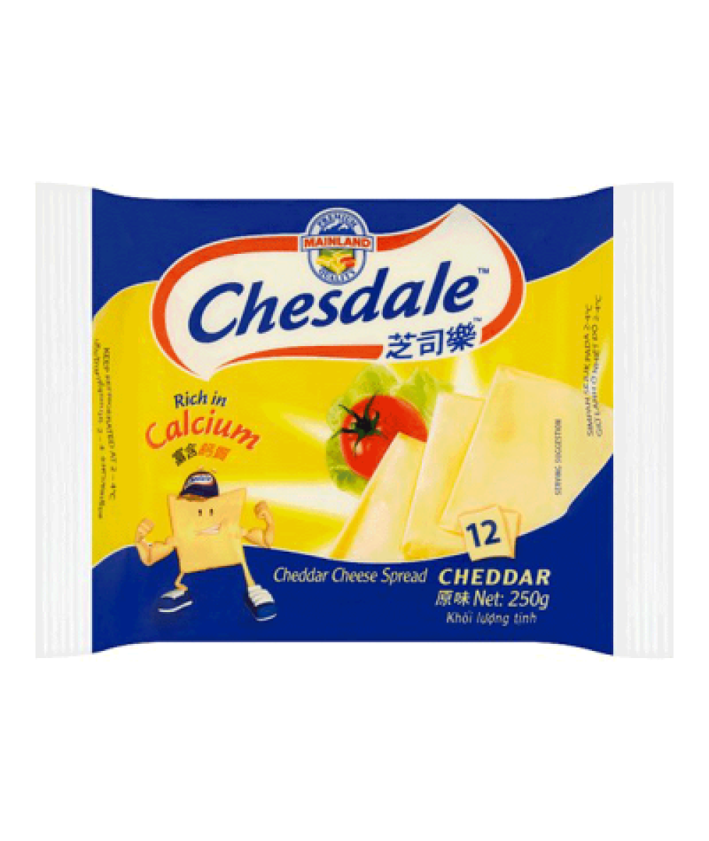 CHESDALE CHEESE 12S 250GM