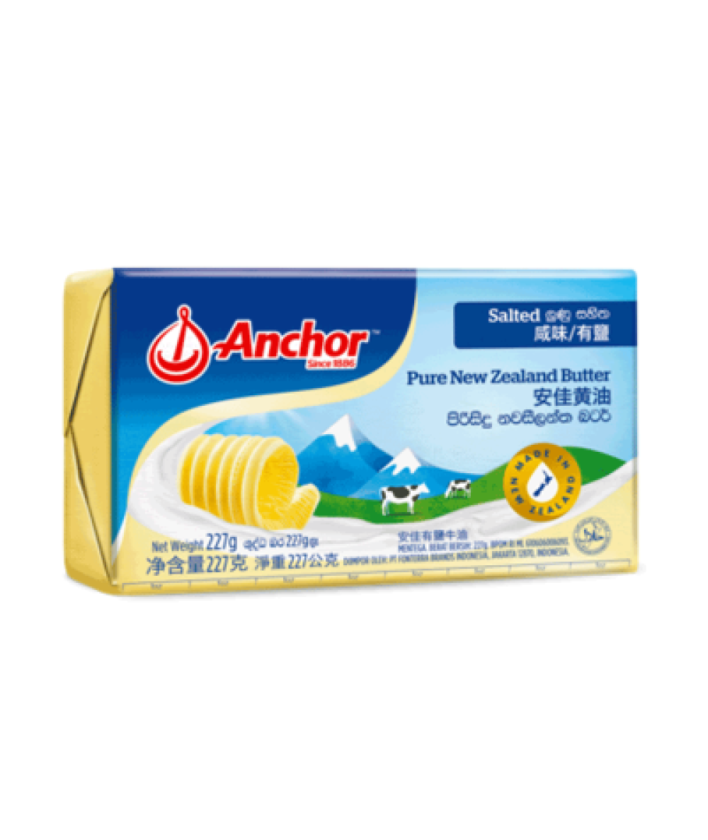 ANCHOR SALTED BUTTER 227GM 