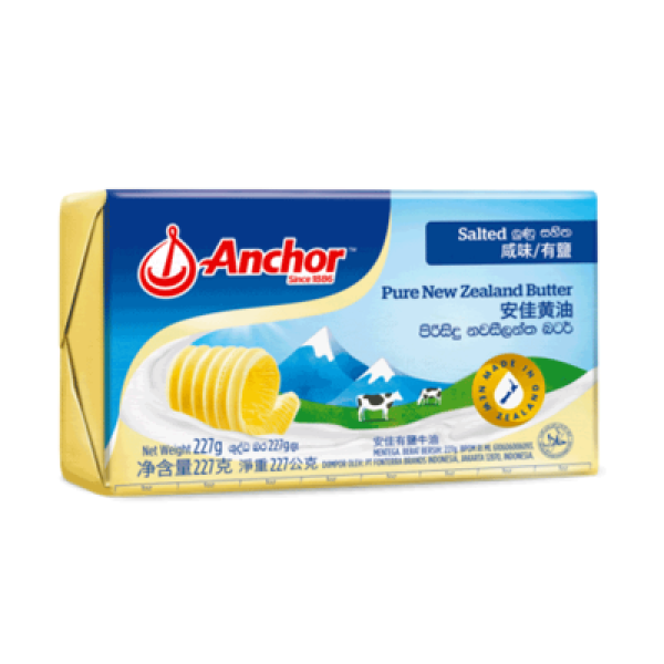 ANCHOR SALTED BUTTER 227GM 