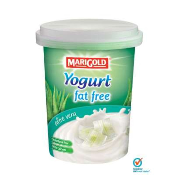 MARIGOLD FAT FREE  YOGURT ALOE VERA 130G