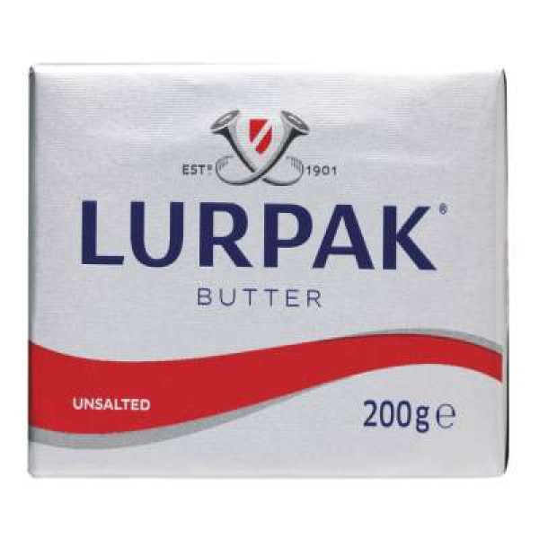 LURPAK UNSALTED BUTTER 250G 