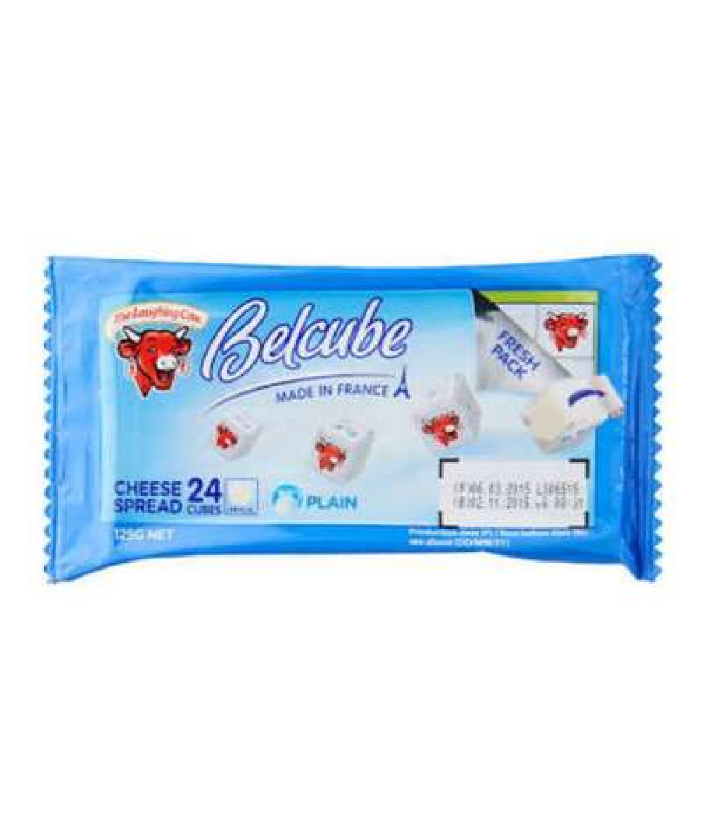 THE LAUGHING COW BELCUBE PLAIN CHEESE SPREAD 24C