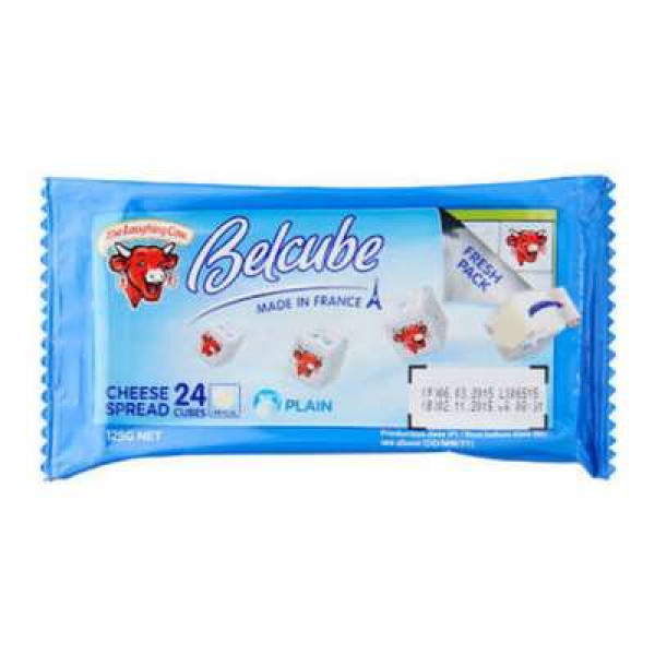 THE LAUGHING COW BELCUBE PLAIN CHEESE SPREAD 24C