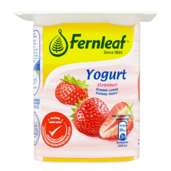 FERNLEAF YOGURT 110G STRAWBERRY 