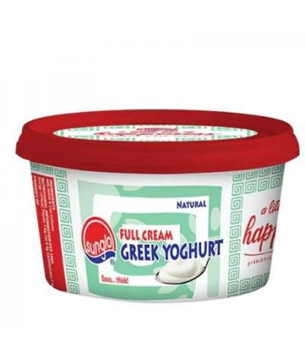 SUNGLO GREEK YOGHURT FULL CREAM 370G 