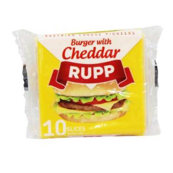 RUPP CHEDDAR SLICED CHEESE 200G