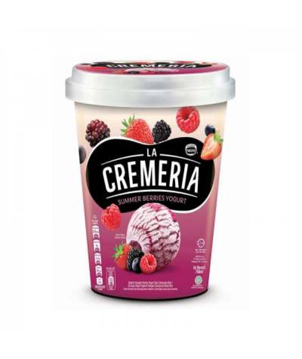 LA CREMERIA SUMMER BERRIES YOGURT 750ML