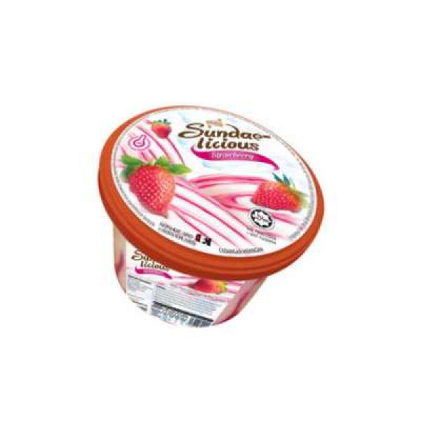 KINGS SUNDAE LICIOUS 800ML STRAWBERRY