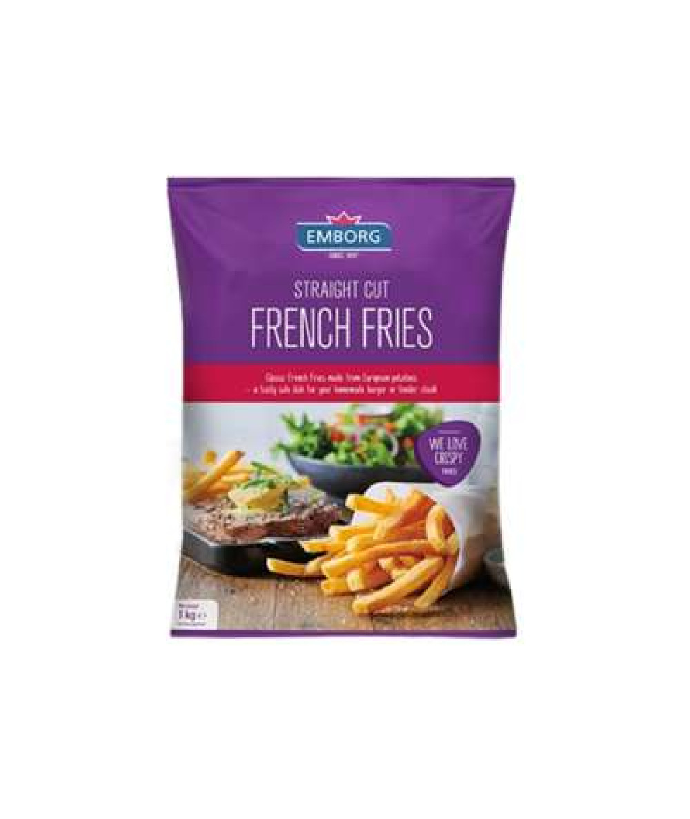 EMBORG STRAIGHT CUT FRIES 1KG 