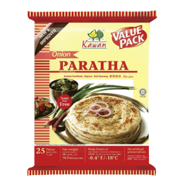 KAWAN ROTI PARATHA ONION 5PCS-80G