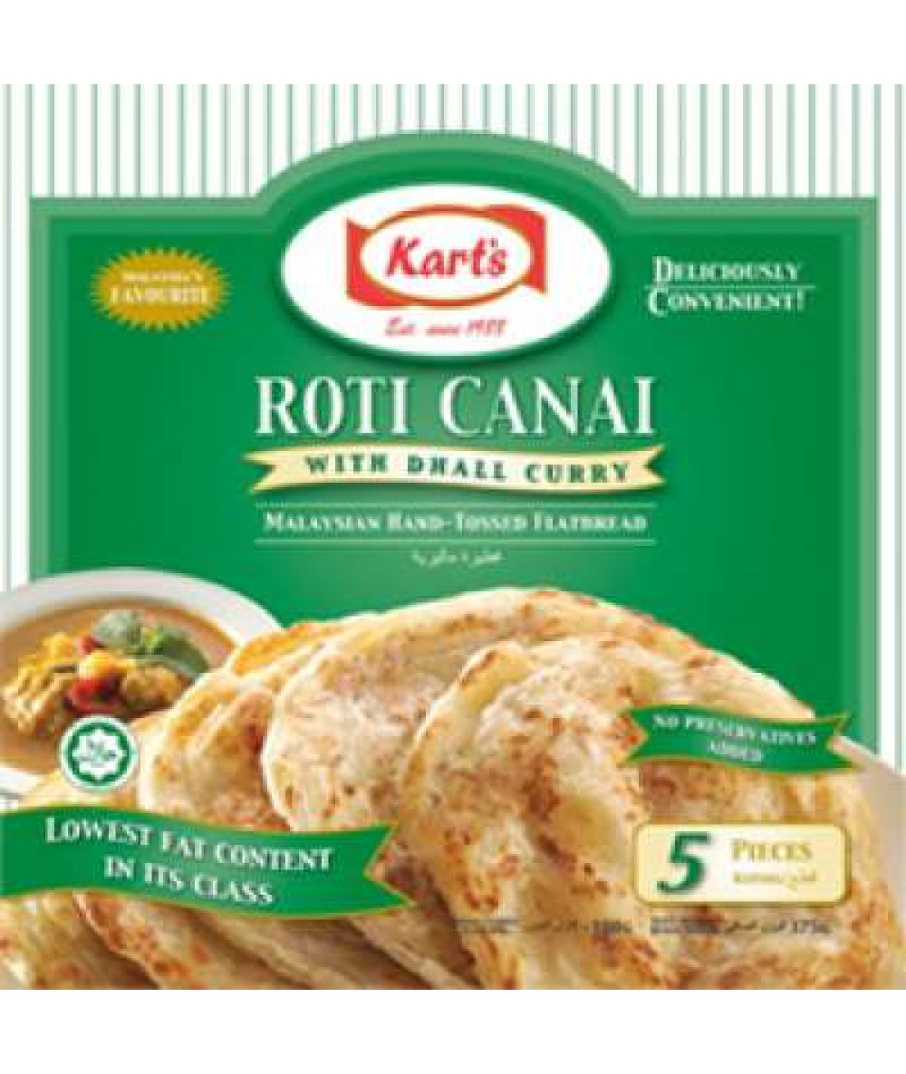 KARTS ROTI CANAI DHALL CURRY 5S 375G