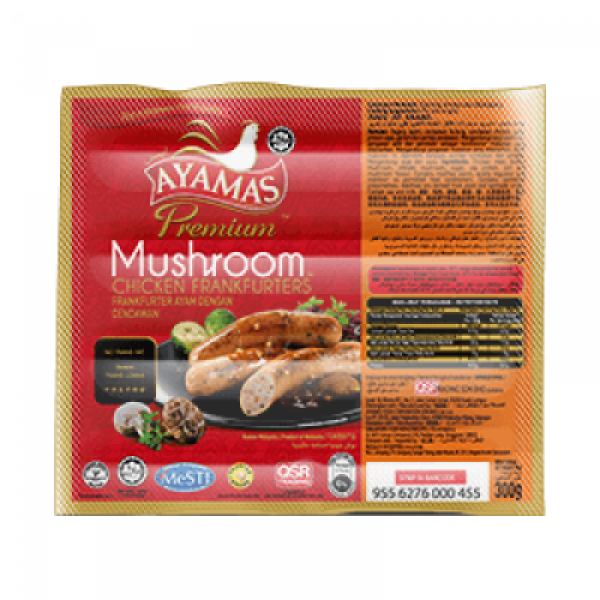 AYAMAS PREMIUM MUSHROOM FRANKFURTER 300G