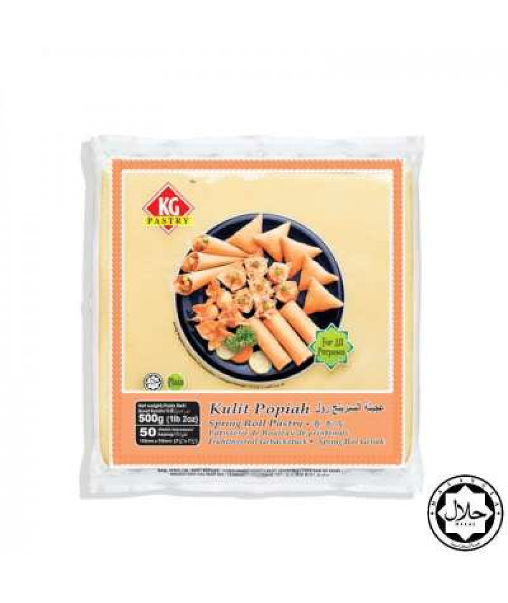 KG SPRING ROLL 7.5 PASTRY 50SHT-500G