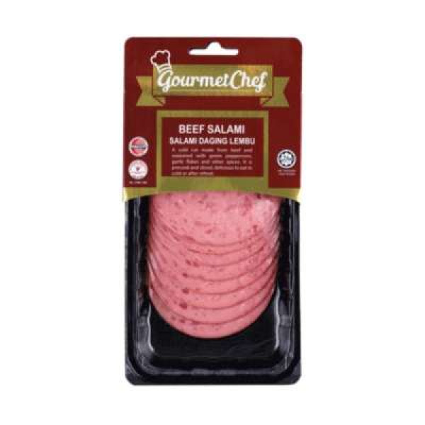 BEEF SALAMI SLICED 150GM