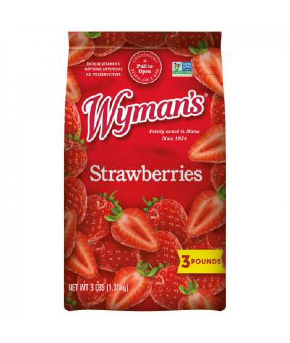 WYMAN'S STRAWBERRIES 15OZ