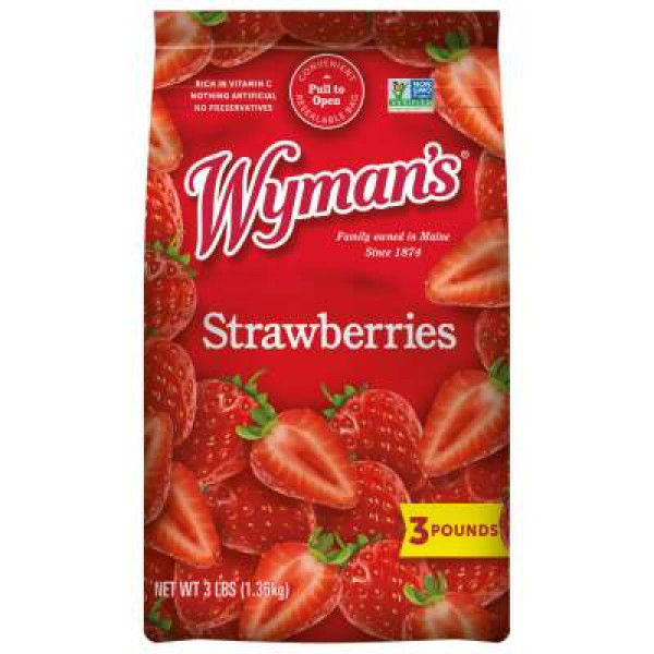 WYMAN'S STRAWBERRIES 15OZ